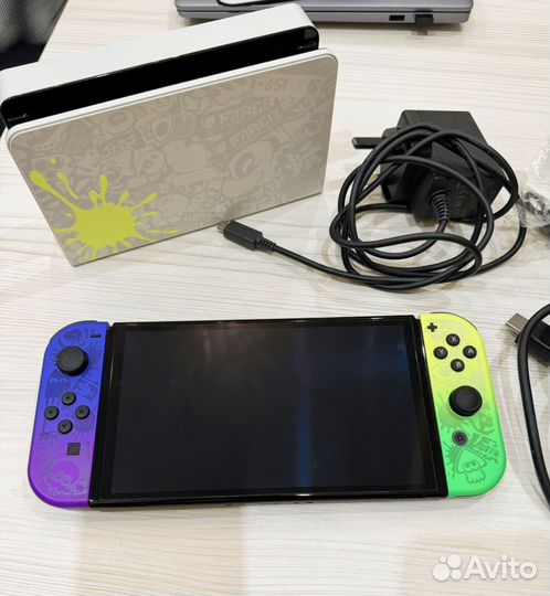 Nintendo switch oled splatoon 3 edition