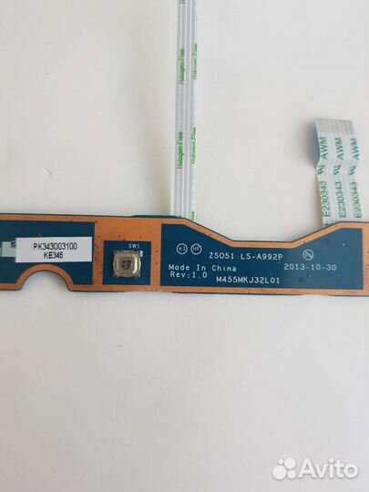 Плата кнопок тачпада для HP 15-R, 15-G, 250 255 G3