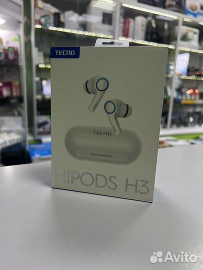 Наушники Tecno Hipods H3