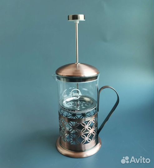 Новый заварочный чайник френч пресс 600мл