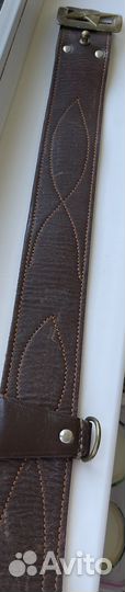 Ремень армейский кожаный винтаж суперкачество