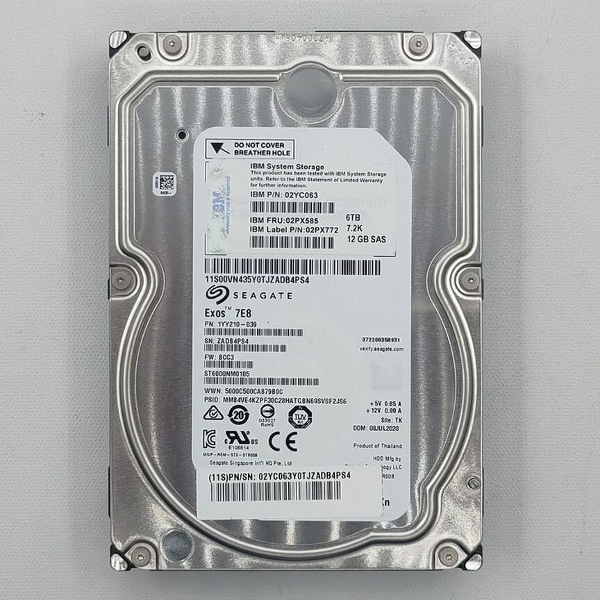 [ST6000NM105] Жесткий Диск 02yc063, 02px585, 02px77