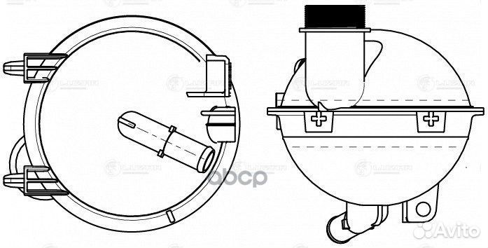 Бачок расширительный охлаждающей жидкости для а