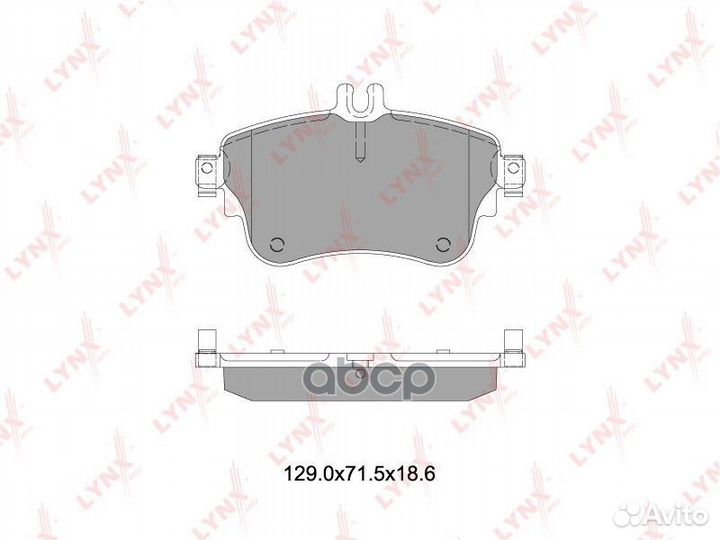 Колодки тормозные mercedes A(W176) 12/B(W246) 11