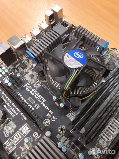GA-P67A-UD3P-B3 + i5 2310 + кулер BOX