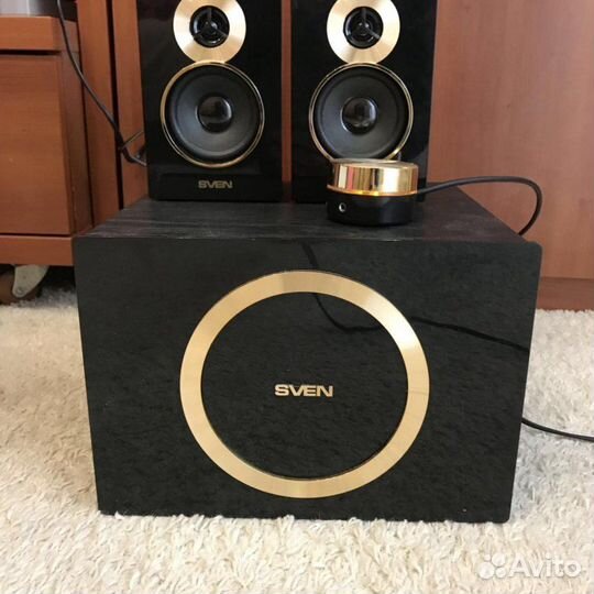 Колонки для компьютера 2.1 sven