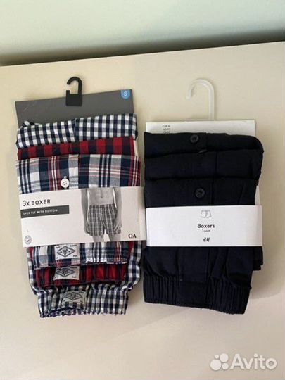 Трусы мужские семейные хлопок hm