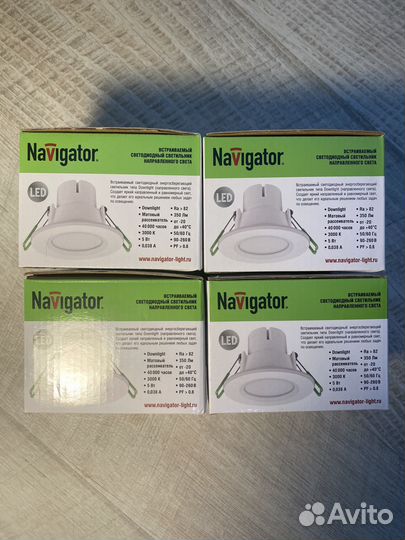 Светильник navigator ndl-p1-5w-830-wh-led