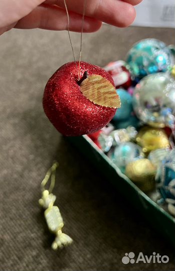 Новогодние шары на елку ретро