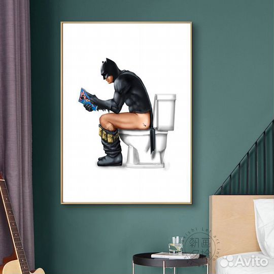 Картины Тор, Железный человек, Дедпул, Супермен