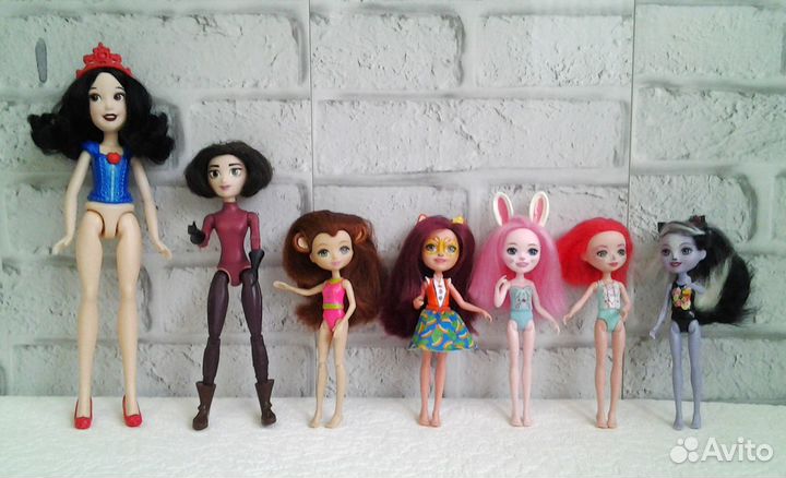 Куклы Hasbro, Mattel Enchantimals одним лотом