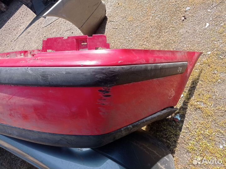 Бампер задний Шкода Октавия А4 хечбек