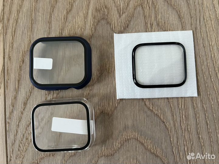 Бампер со стеклом на часы Apple whatch 45 мм