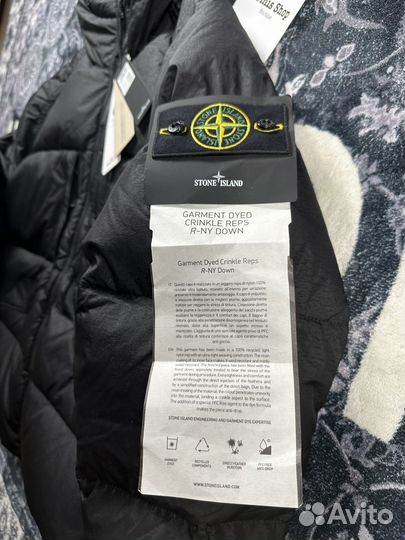 Stone island пуховик crinkle reps оригинал