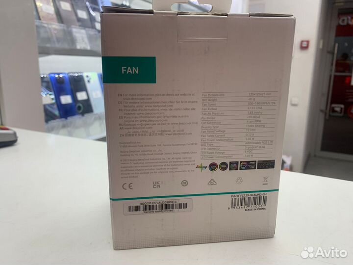 Комплектующие пк, Deepcool fс120-3, Новый