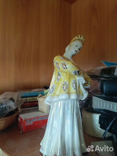 Статуэтка лебёдушка, СССР, склейка