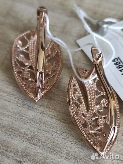 Серебряные серьги 925 пробы
