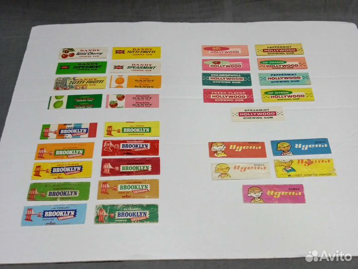 Этикетка от жевательной резинки