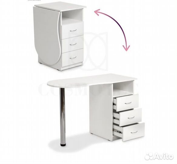 Маникюрный(письменный) стол складной