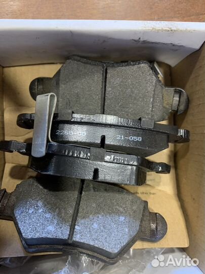 Колодки задние на opel astra G/ Zafira A