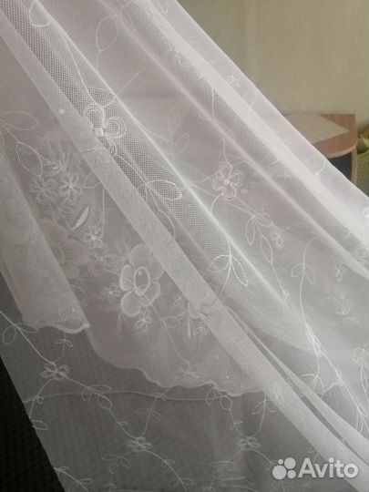 Тюль винтажная