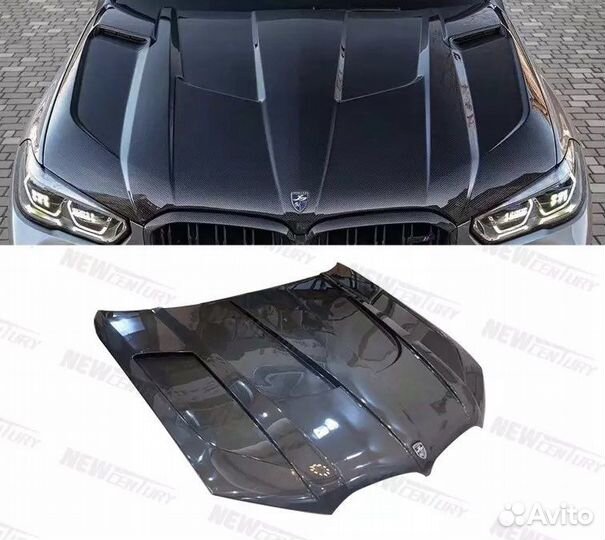 Капот на BMW X5 G05 Карбон