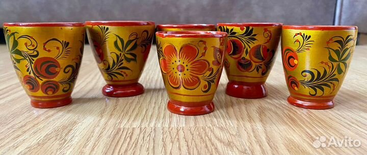 Рюмки, стопки хохлома