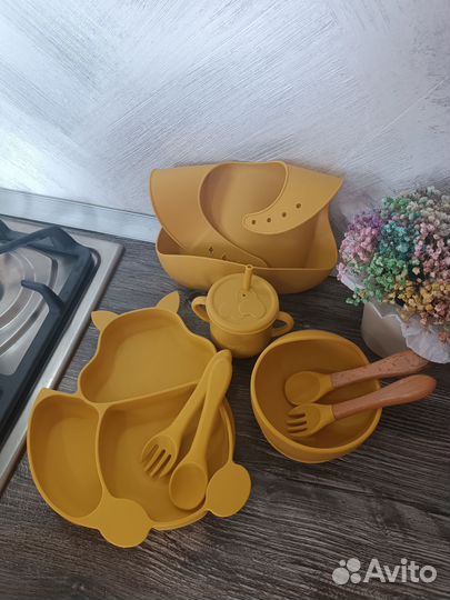 Силиконовая посуда для детей