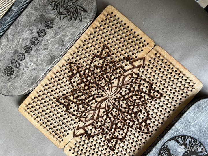 Садху доска с нержавеющими гвоздями для йоги