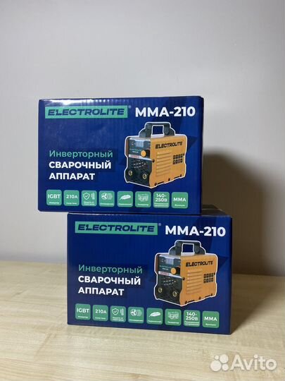 Сварочный инверторный аппарат electrolite MMA-210