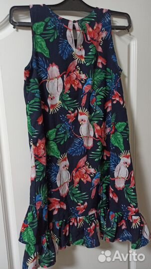 Сарафан H&M попугаи 140