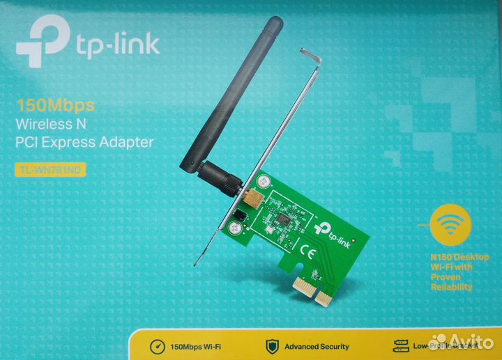 Адаптер Wi-Fi PCI-E TP-Link TL-WN781ND