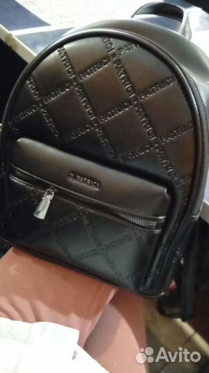 Рюкзак женский кожаный черный