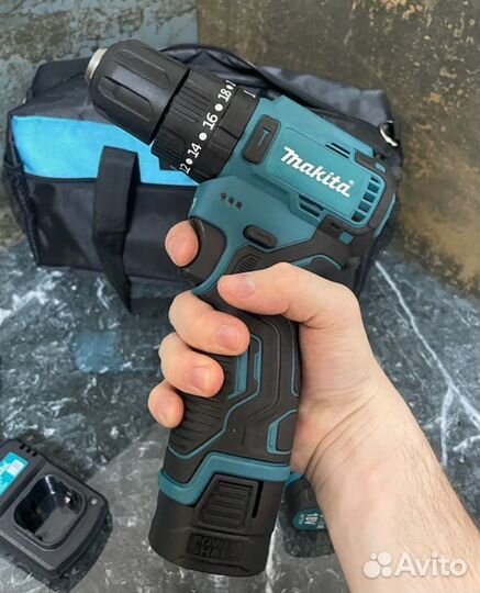 Набор 2в1 Makita шуруповерт+импакт в сумке