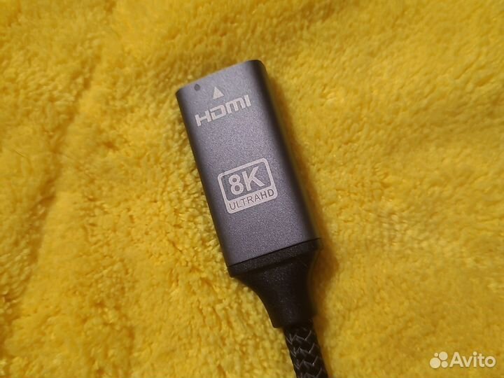 Кабель-удлинитель hdmi 2,1 8K штекер-гнездо hdmi