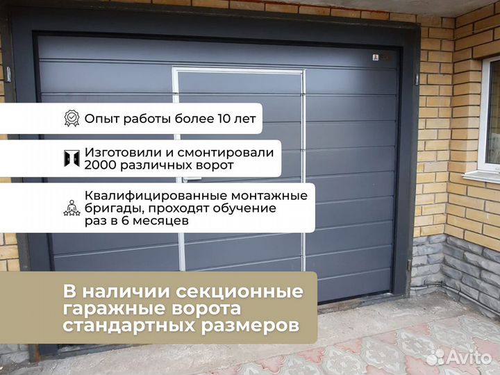 Секционные ворота Алютех