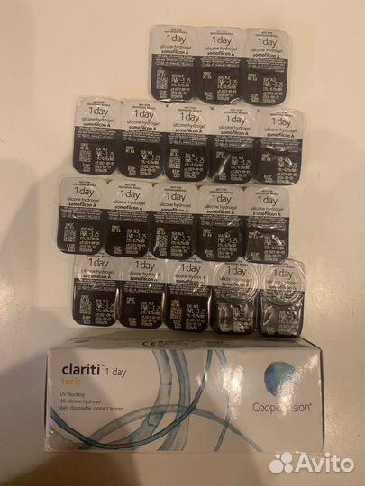 Линзы контактные однодневные