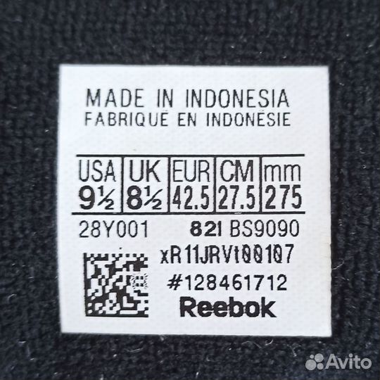 Кеды Reebok оригинал