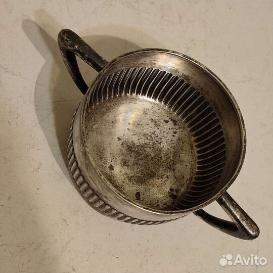 Серебряная сахарница.Конфетница.Старинная