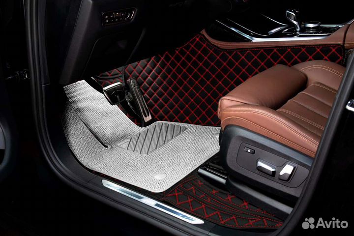 3D Коврики Range Rover Салон Багажник из Экокожи