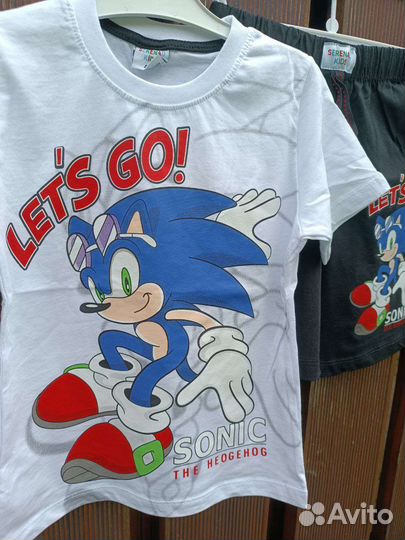 Костюм для мальчика новый Соник Sonic 104см