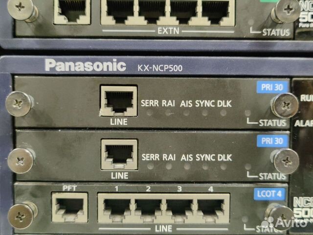 2шт Плата потока E1 Panasonic KX-NCP1290 CE PRI 30 объявление продам