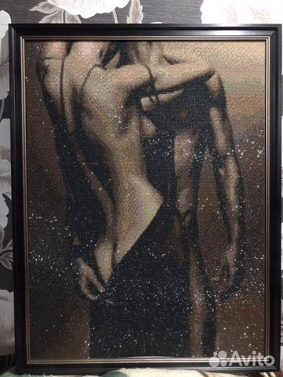 Алмазная вышивка готовая работа