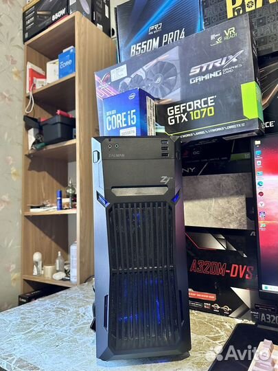 Игровой пк Core i5-9600KF+GTX 1070 8GB