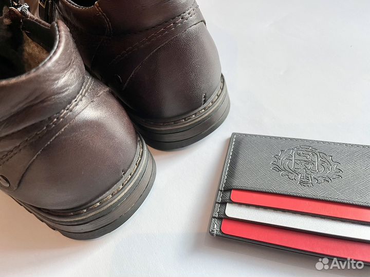 Ботинки мужские зимние 41 размер натуральная кожа