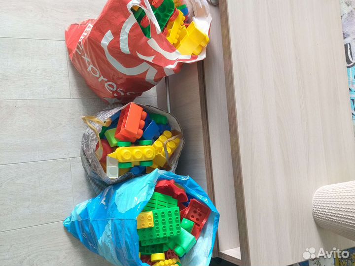 Кубики lego большие