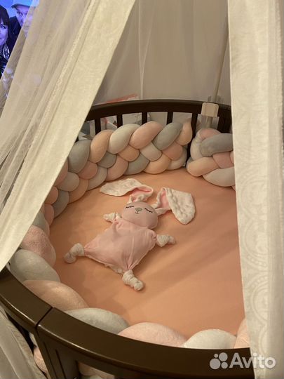 Детская кровать 8 в 1 с балдахином