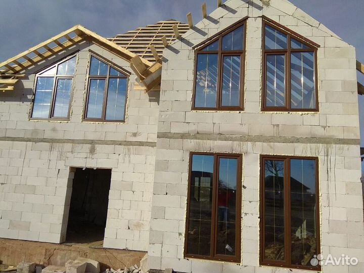 Остекление домов, коттеджей под ключ