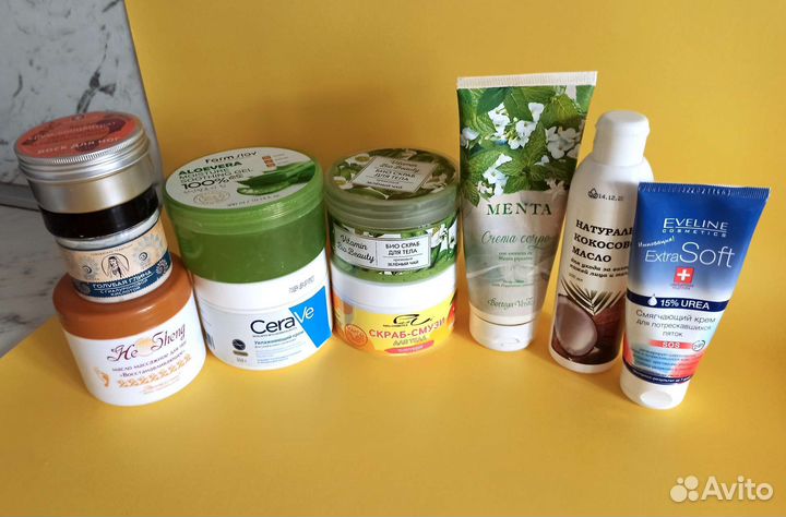 Косметика для тела пакетом 10 средств