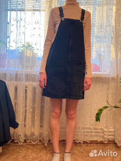 Джинсовый комбинезон